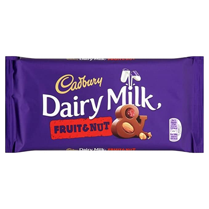 Cadbury Dairy Milk froot and nut 200гр
