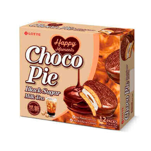 Печенье Lotte Choco Pie Milk Tea   336гр