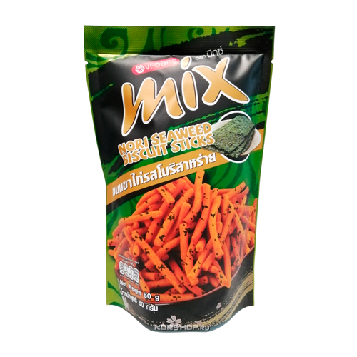 Палочки хрустящие Vfoods MIX с морскими водорослями нори 60гр.