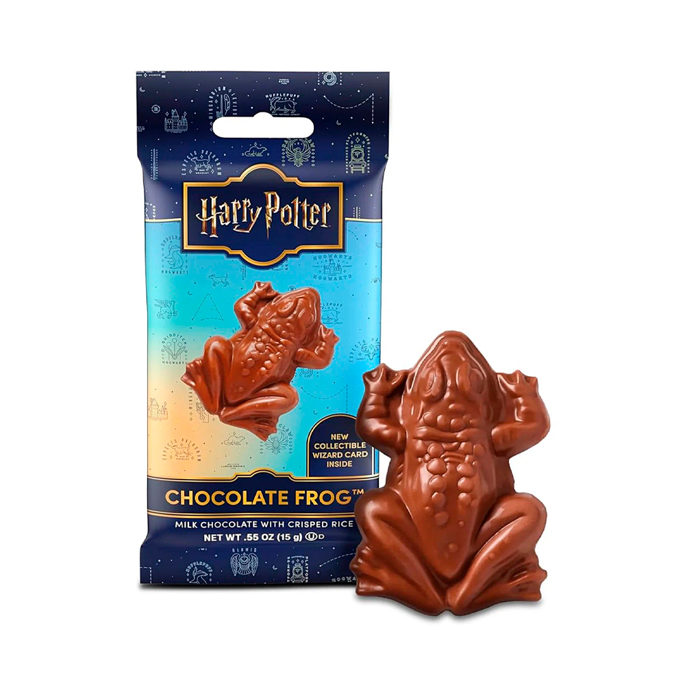 Шоколад фигурный Jelly Bellу с карточкой Harry Potter Chocolate Frog   15гр