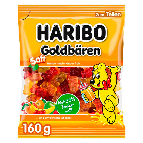 Жев.мармелад Haribo Saft Goldbären    160гр