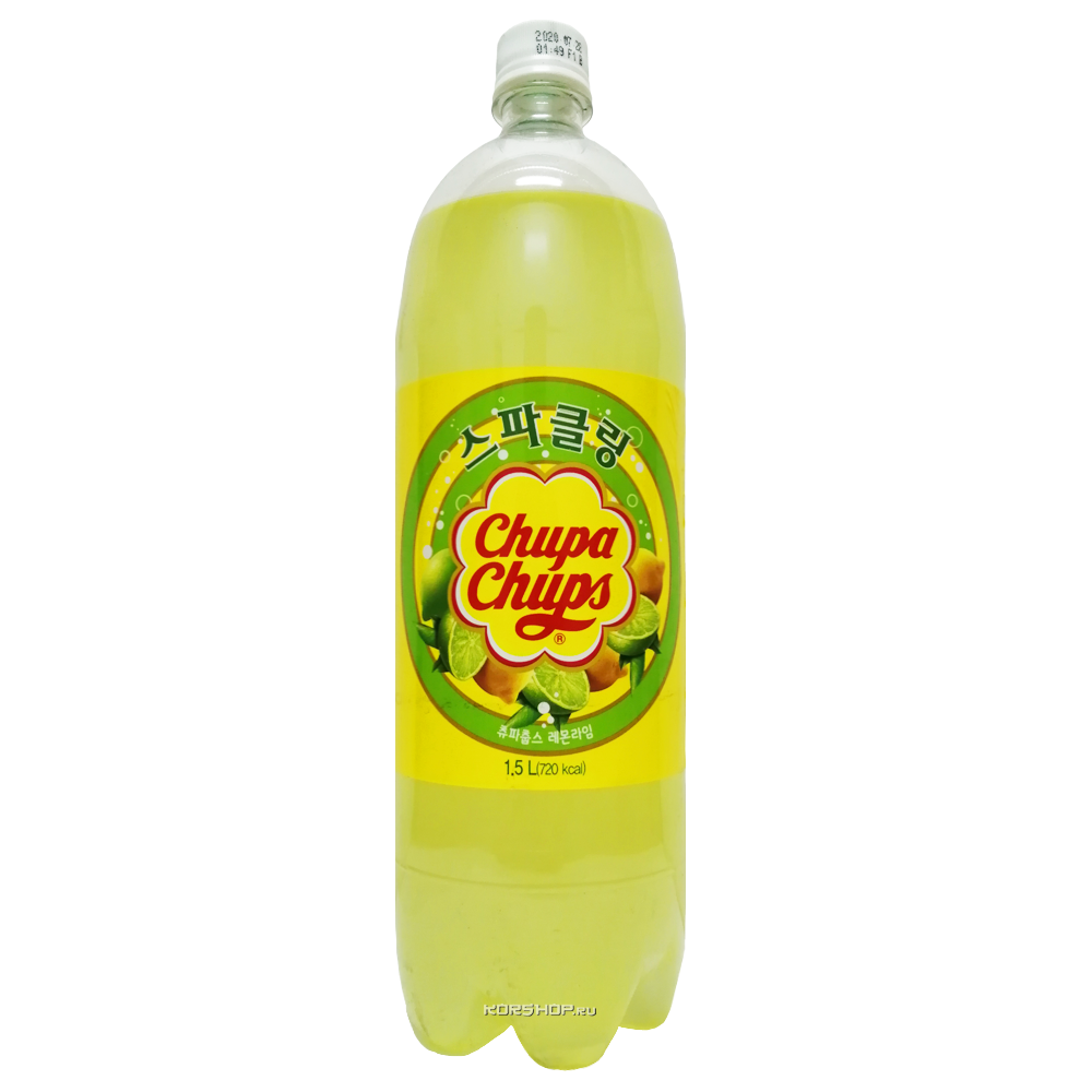 Напиток газированный Chupa Chups Лимон-Лайм ПЭТ 1,5л.