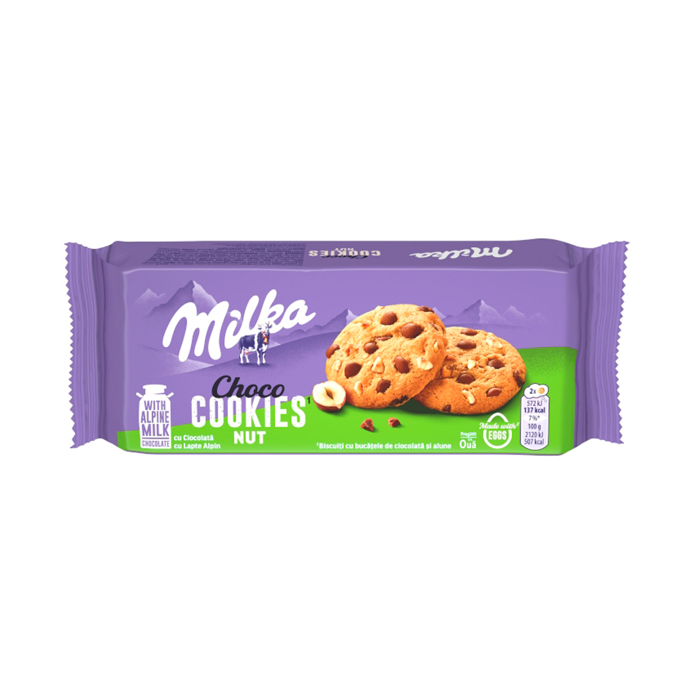 Печенье Milka Choco Cookies Nuts   135гр