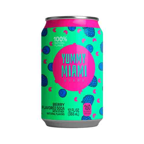 Газ.напиток Yummy Miami Berry 355мл