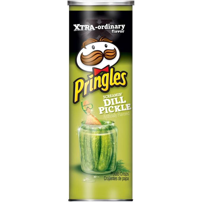 Чипсы Pringles Screamin' Dill Pickle   158гр