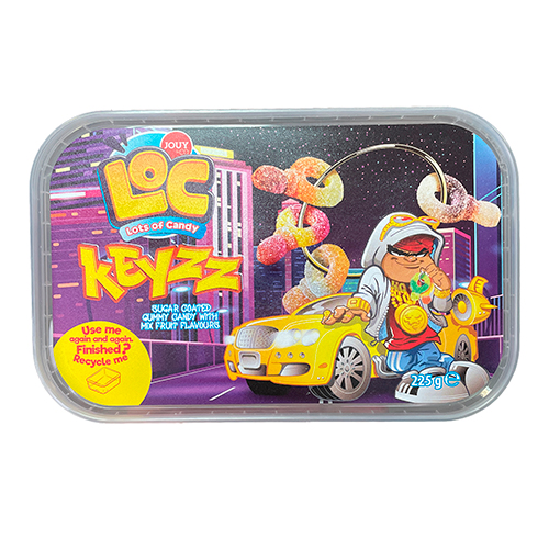 Жев. мармелад Jouy&Co Ассорти "Fizzy Keyz" 225гр.