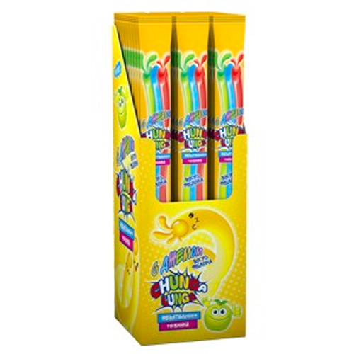 Жев.резинка Chunga Lunga с жидким центром со вкусом яблоко   25гр