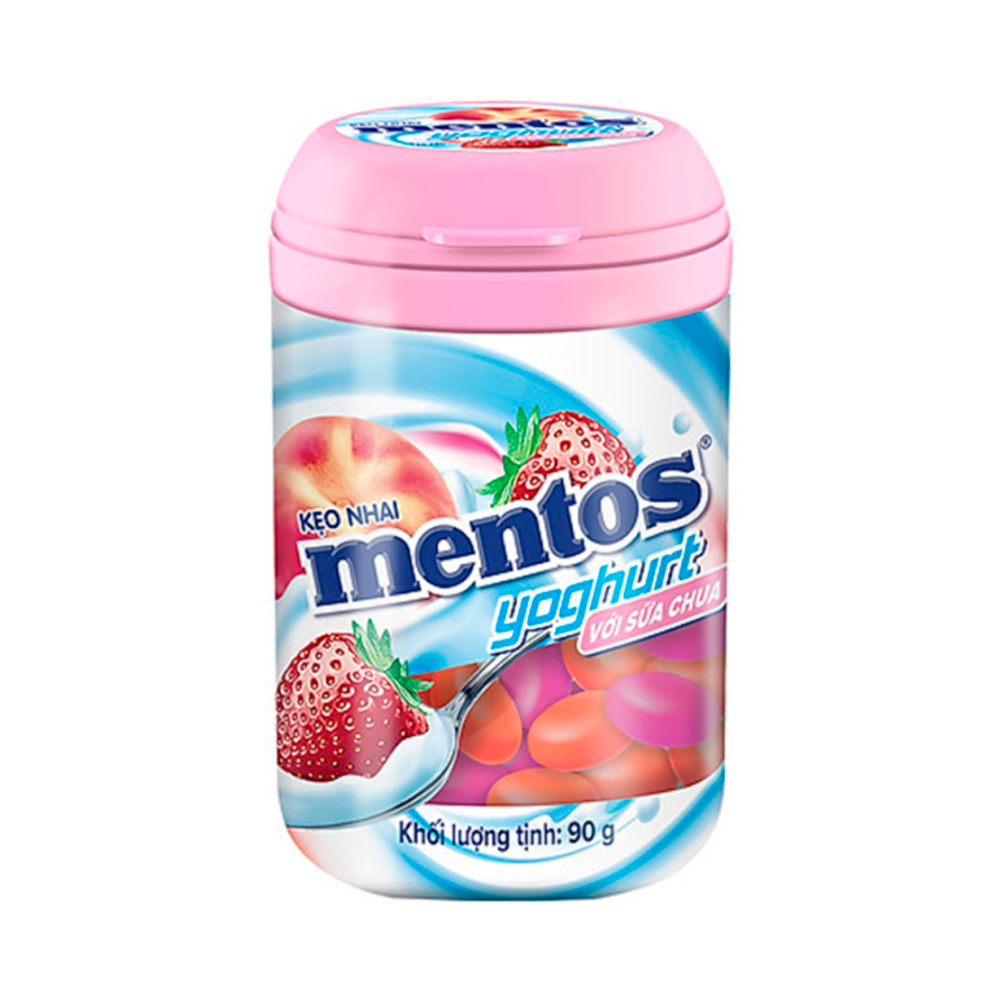 Жев.конфета Mentos Yoghurt   90гр