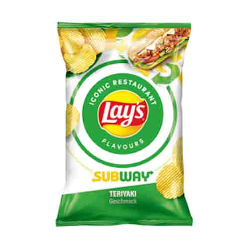 Чипсы картофельные Lay's Subway Teriyaki   150гр