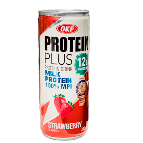 Напиток OKF Protein Plus Strawberry м  240мл
