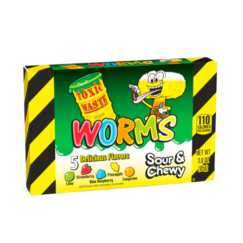 Жев.мармелад Toxic Waste Worms    85гр