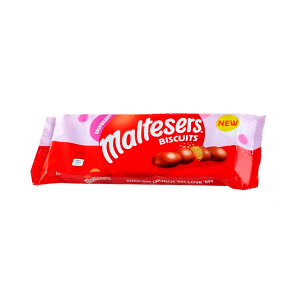 Печенье Maltesers Biscuits Raspberry   110гр