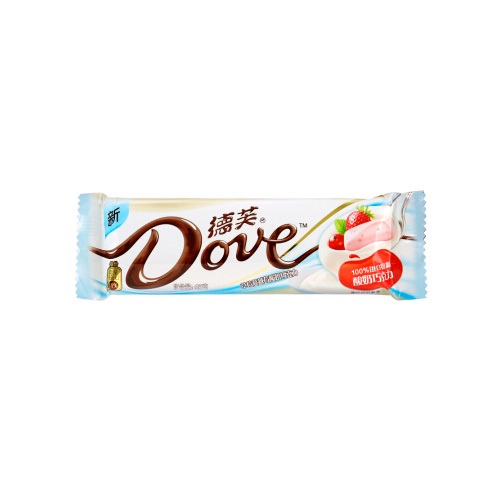 Шоколад Dove Белый Йогурт Клубника и Клюква   42гр