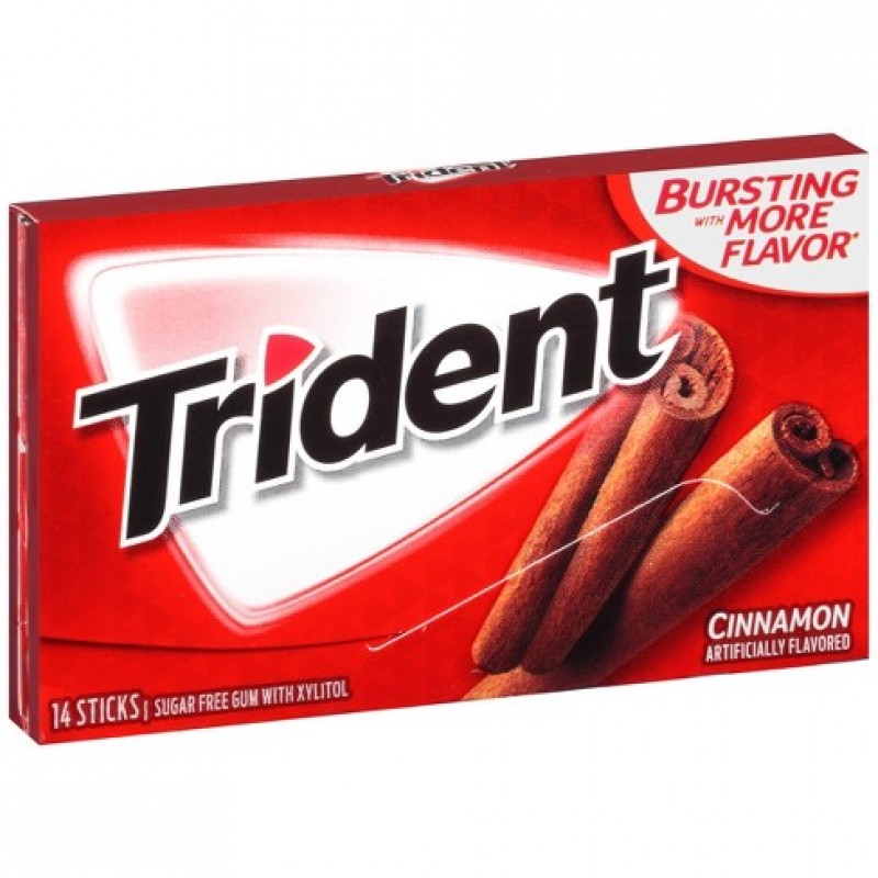 Жев.резинка Trident с Корицей (Cinnamon)   26,6гр
