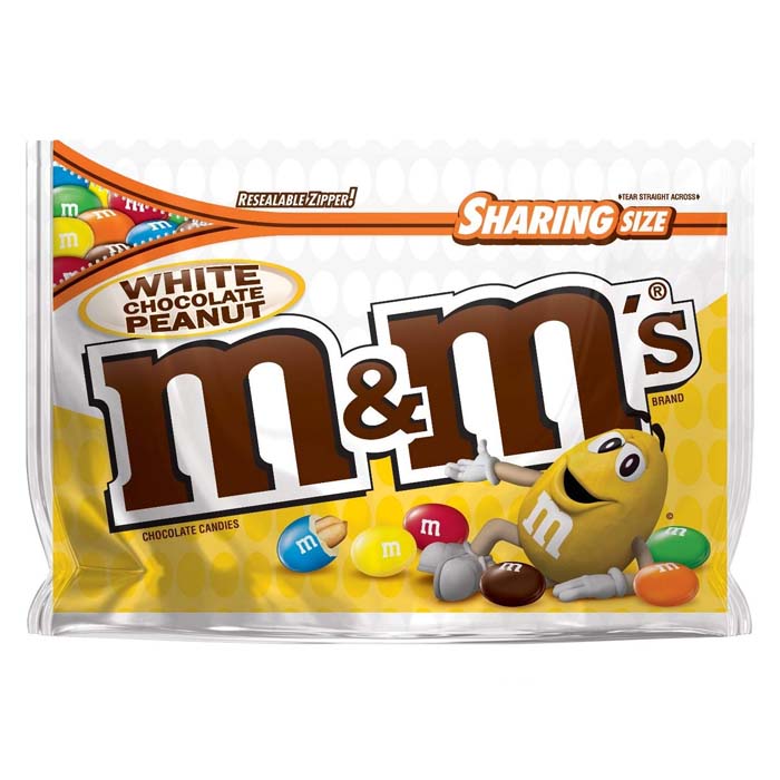 Драже M&M's White Chocolate Peanut 38,6г