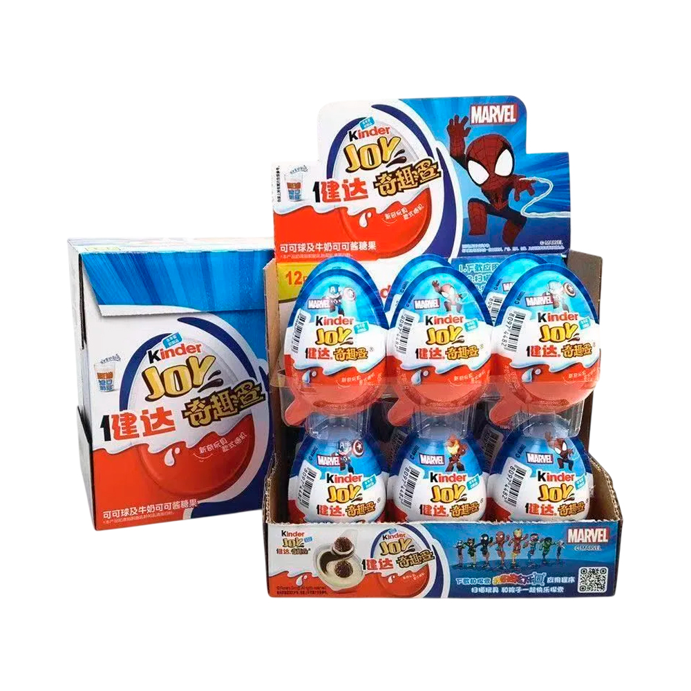 Шоколадное яйцо Kinder Joy Marvel   20гр