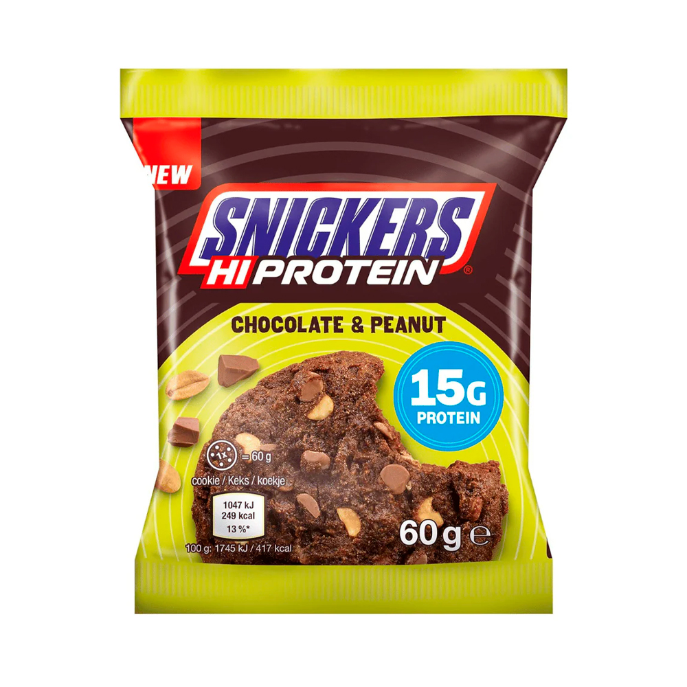 Печенье Snickers протеиновое Chocolate&Peanut   60гр