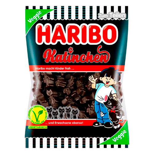 Жев.мармелад Haribo Veggie Katinchen    175гр