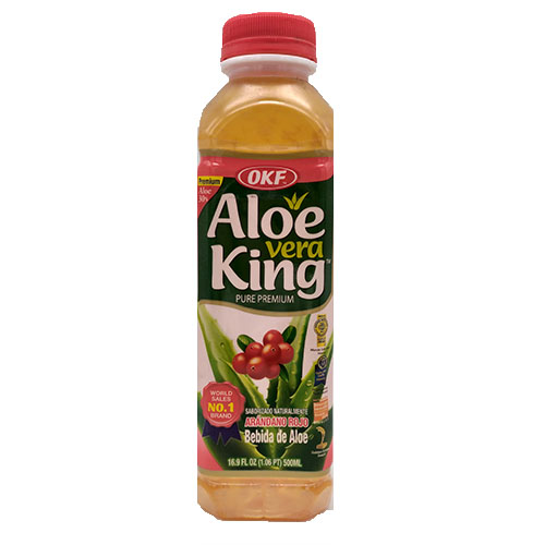 Напиток OKF Aloe Vera King 500мл п/б клюква