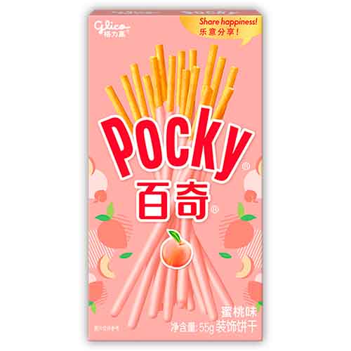 Бисквитные палочки Pocky Peach   55гр