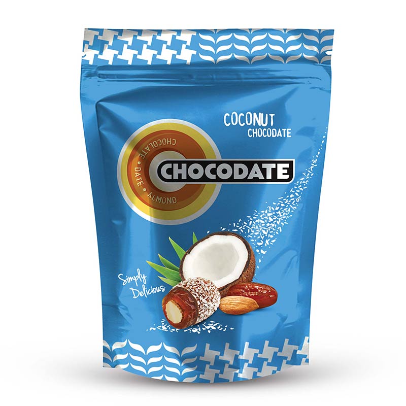 Финики в шоколаде Chocodate Exclusive Pouch Milk Coconut 100гр