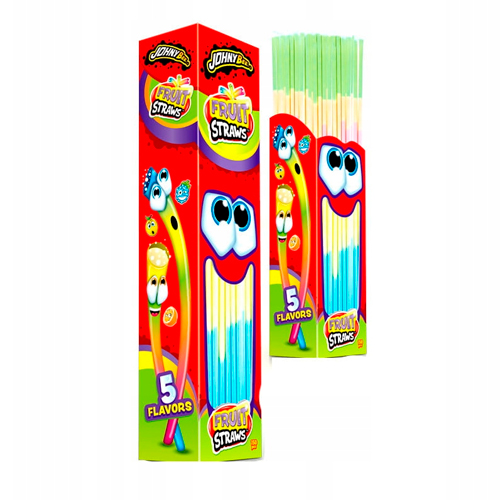 Шипучка в трубочке Fruit Straws Johny Bee 12гр