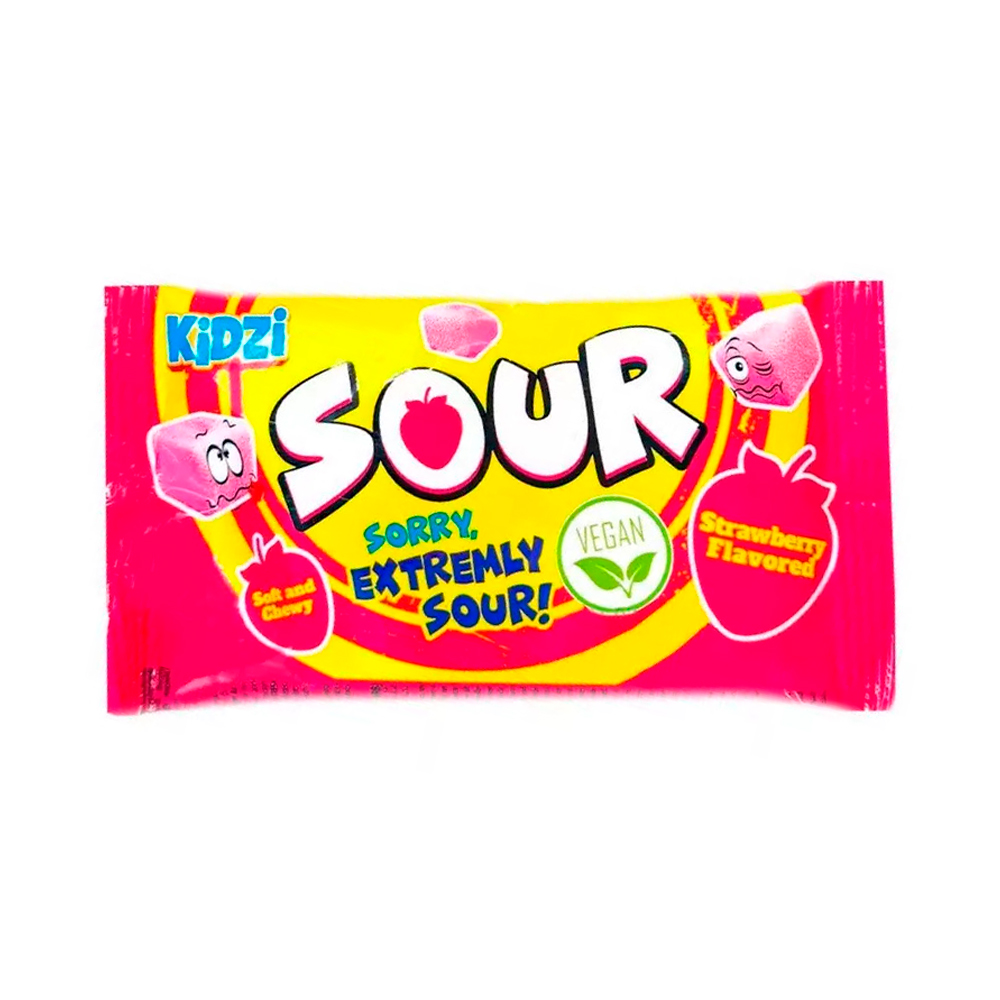 Конфеты Kidzi Sour Strawberry   20гр
