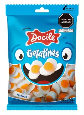 Жев.мармелад DOCILE Gelatines Fried Egg со вкусом персика   80гр