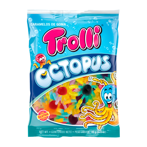 Жев.мармелад Trolli Octopus   100гр