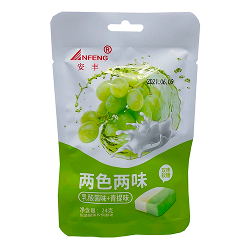 Конфеты ANFENG Виноград/молоко 24гр.