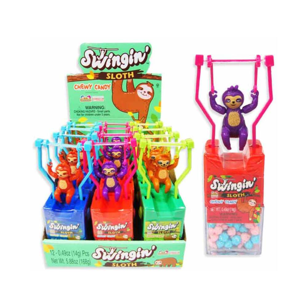 Конфеты в диспенсере Kidsmania Swingin' Sloth   14гр