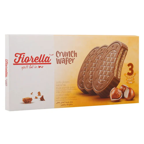 Вафли Fiorella Crunchy Wafer в молочном шоколаде 60гр