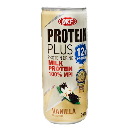 Напиток OKF Protein Plus Vanilla  240мл
