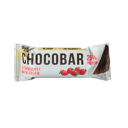 Батончик Choco Bar Strawberry With Cream 40гр.