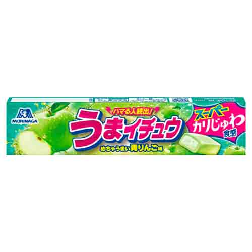 Жев.конфеты Morinaga UMAI CHEW вкус яблока 60гр