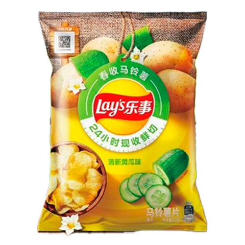 Чипсы Lay's fresh cucumber   60гр