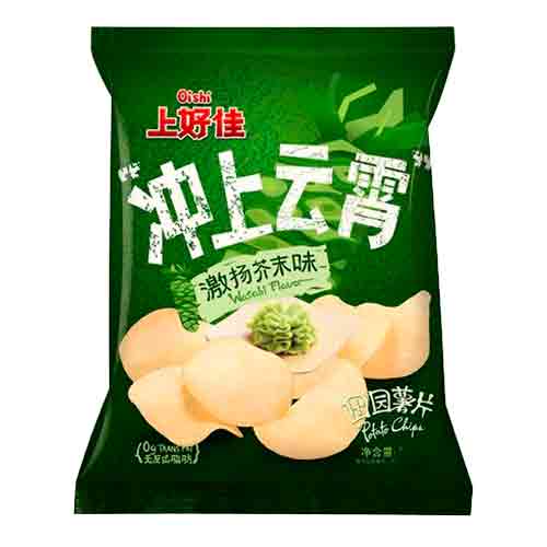 Чипсы Oishi Wasabi 50гр