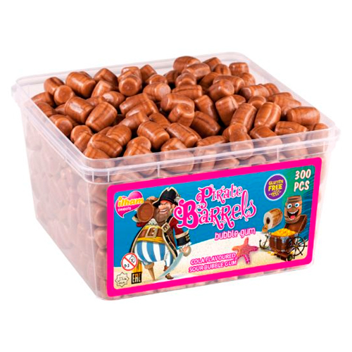 Жев.резинка Ilham Sweets Pirate Barrels (пластик)   5гр