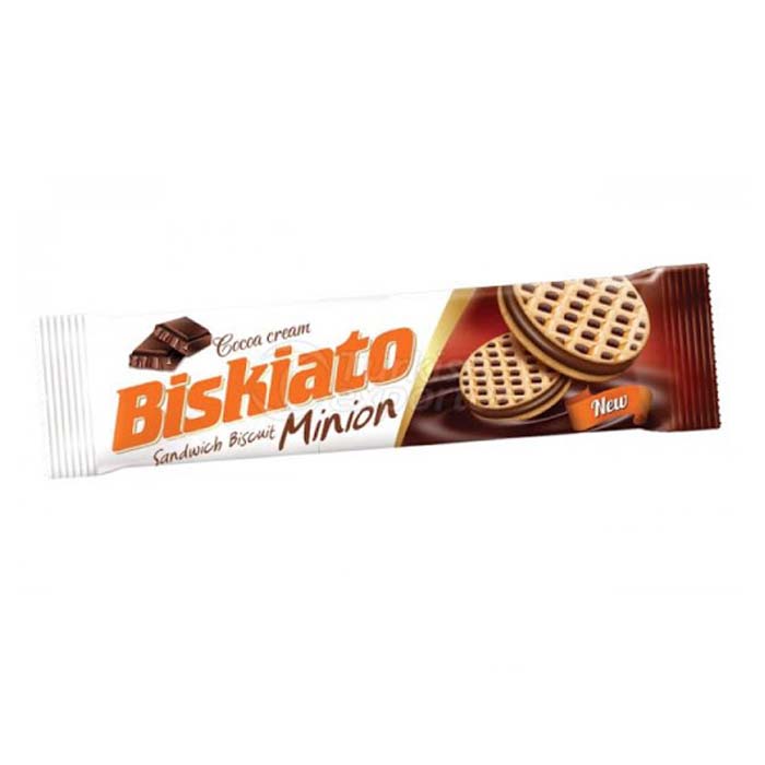 Печенье сендвич BISKIATO MINION COCOA 40 гр.