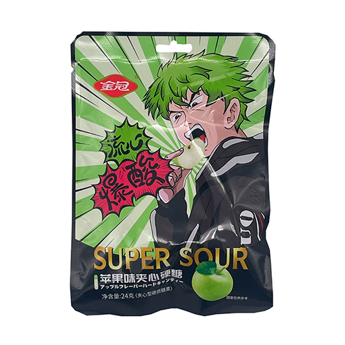 Конфеты SUPER SOUR Яблоко 24гр.