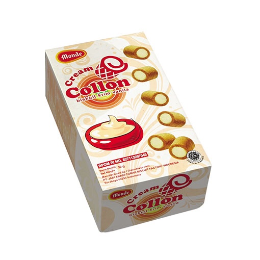 Печенье Monde Collon с ванильным кремом 50гр