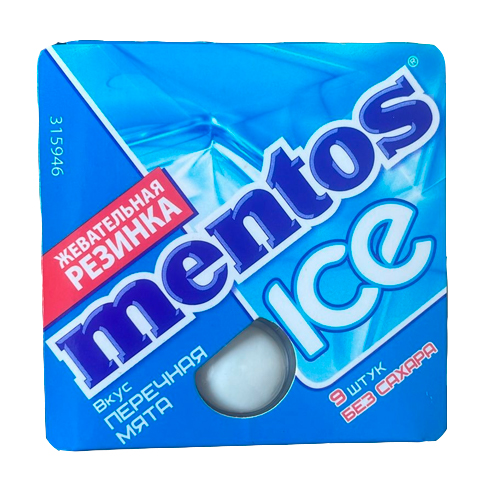 Жевательная резинка Mentos Ice Перечная мята 12,9гр.