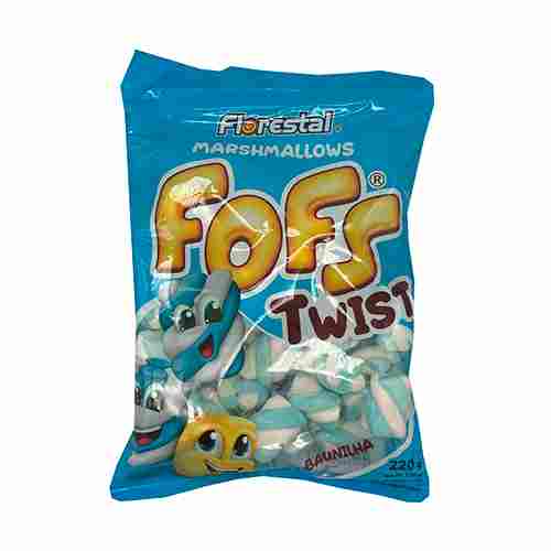 Маршмеллоу FOFS Twist Сине-белая 220гр