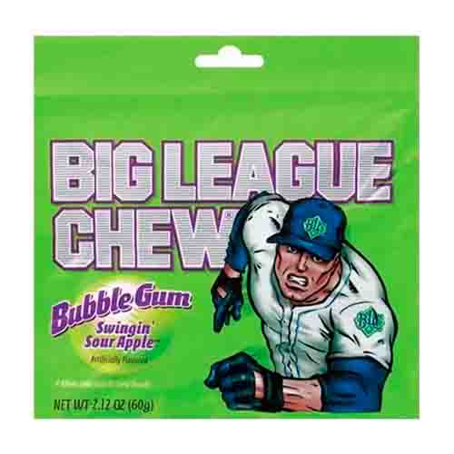 Жев.резинка Big League Apple Bubble Gum 60гр