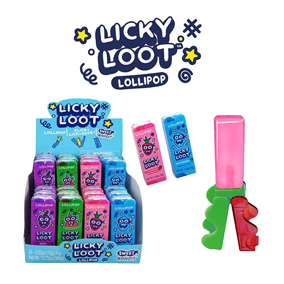Кидсмания Леденец на палочке Licky Loot 15гр