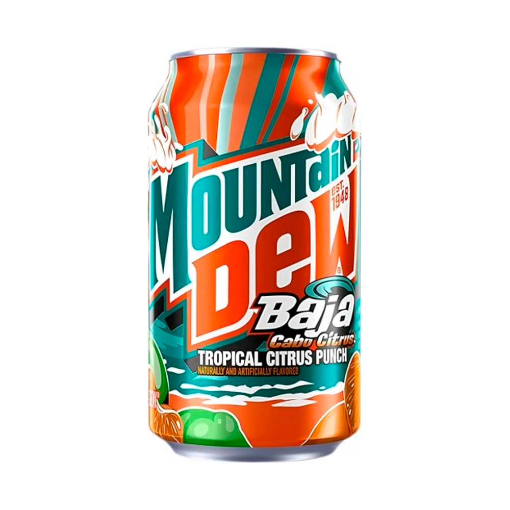 Газ.напиток Mountain Dew  Baja Cabo Citrus   355мл