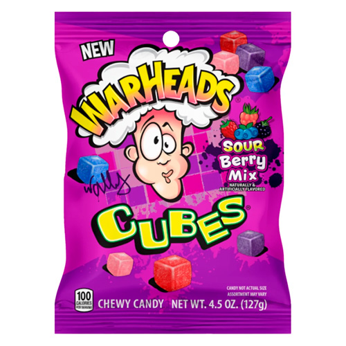 Жев.конфета Warheads Berry Cubes   127гр