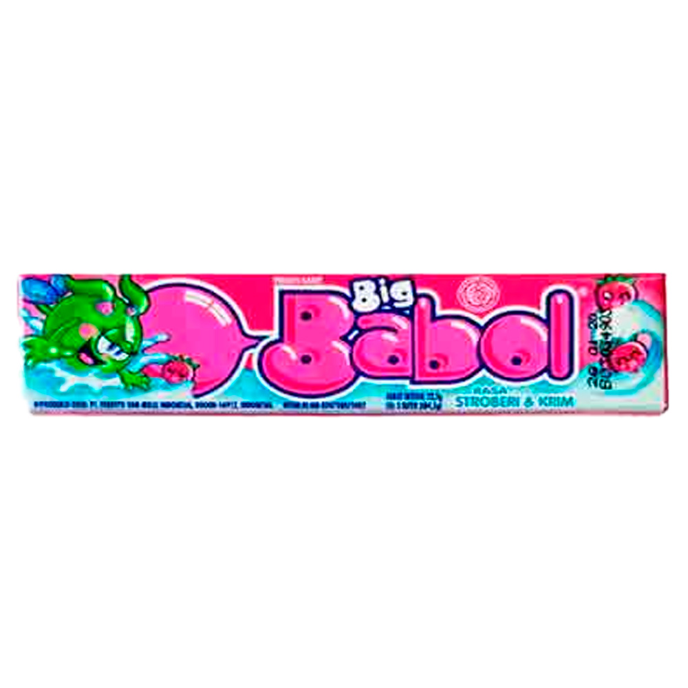 Жев.резинка Big Babol Strawberry   20гр