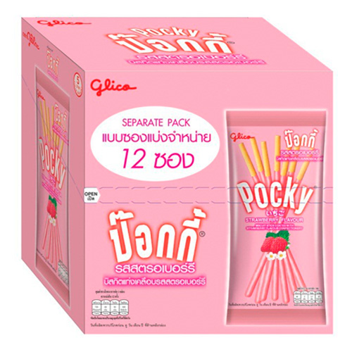 Бисквитные палочки Pocky Biscuit Stick Strawberry   9гр