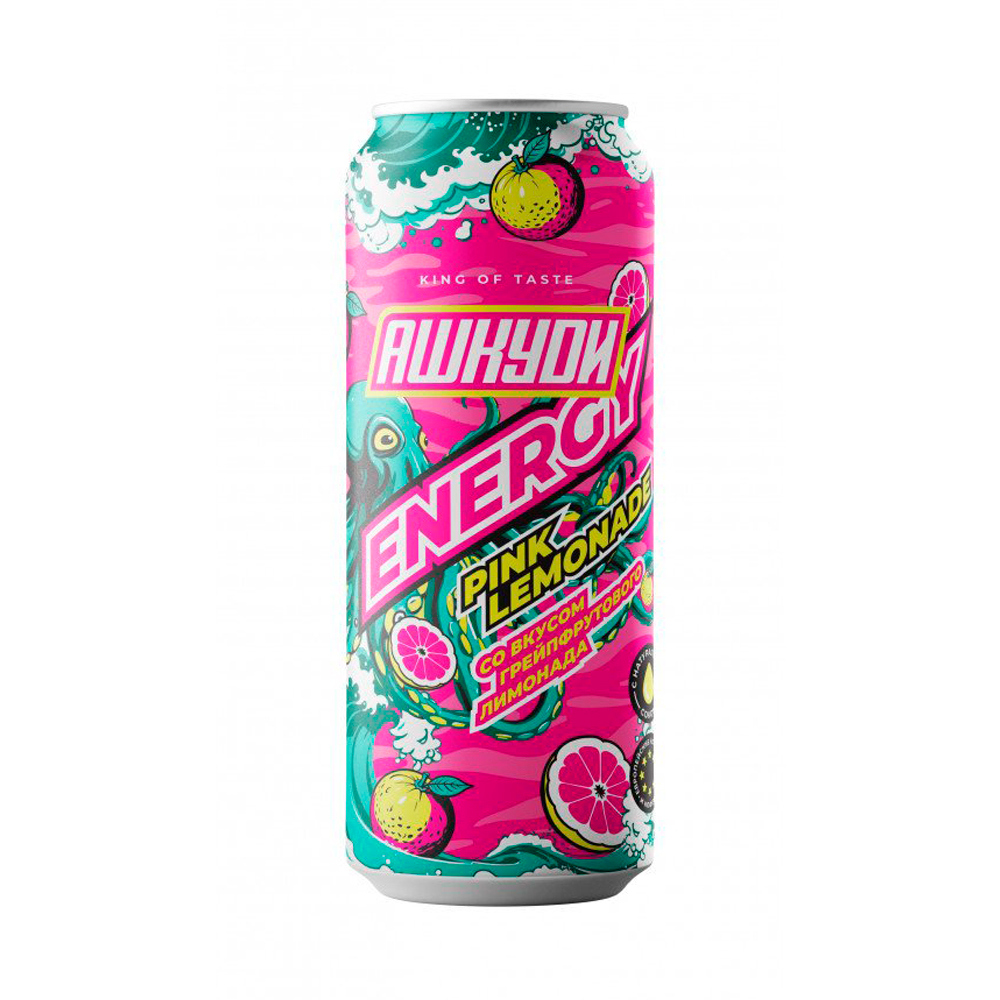 Энергетический напиток HQD Energy Pink Lemonade   450мл